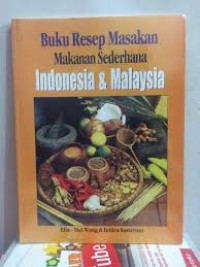 Buku Resep Masakan Makanan Sederhana Indonesia & Malaysia