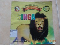 Mari Mengenal Dunia Fauna :  Singa