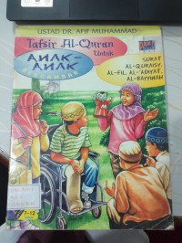 Tafsir Al-quran Untuk Anak-Anak Bergambar