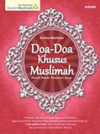 Doa-Doa Khusus Muslimah