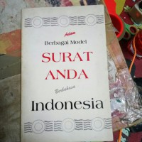 Berbagai Model Surat Anda Berbahasa Indonesia